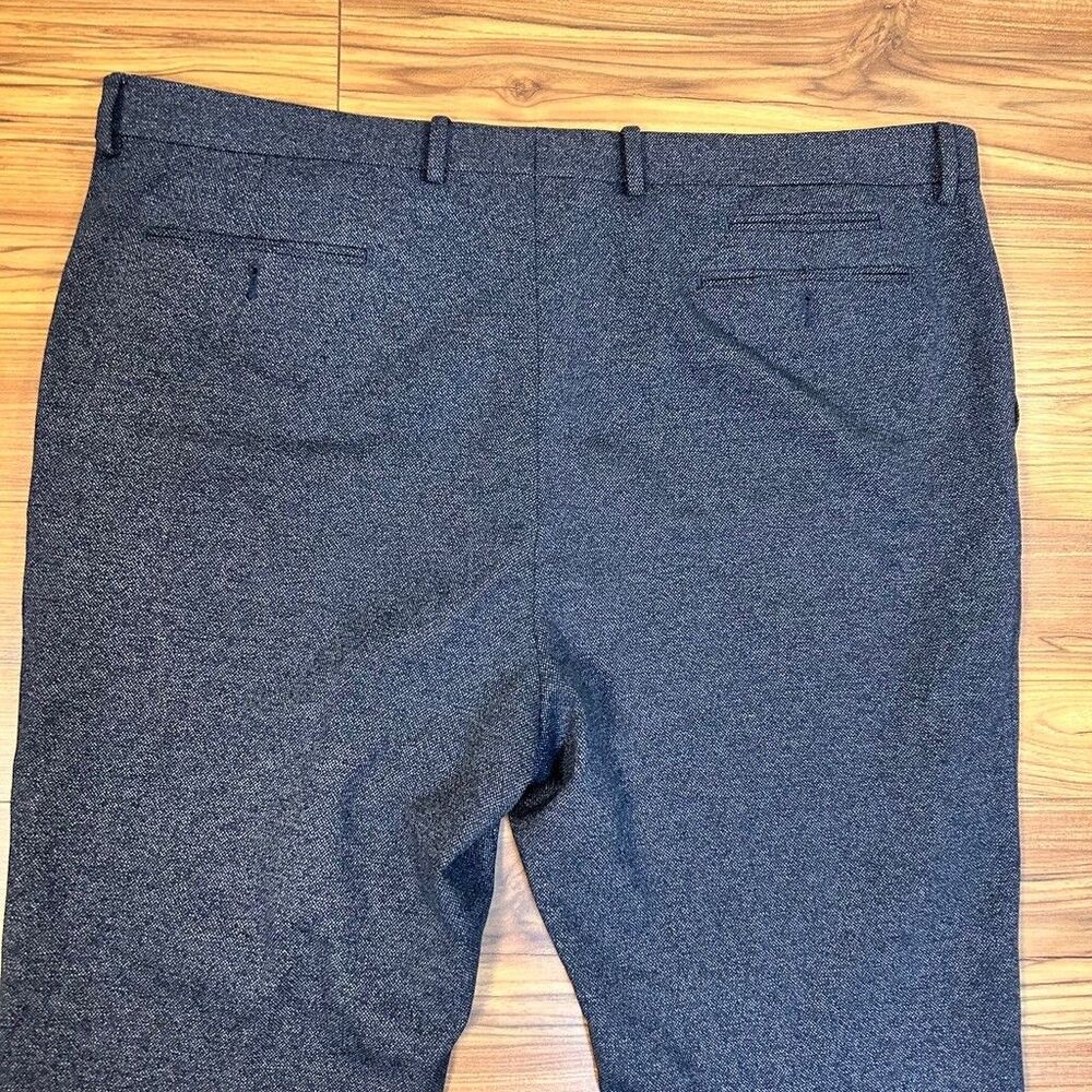 Murano Zac Fit Pants Mens 46x29 Gray Ultimate Modern Comfort Stretch Dress Chino - Picture 5 of 9